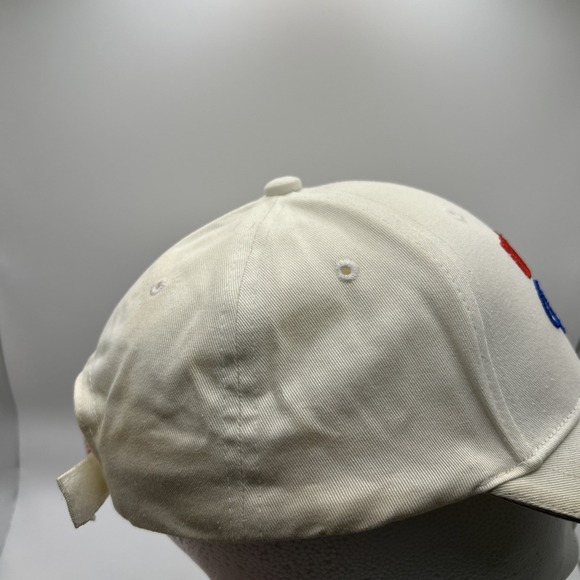 USA Olympics White Adjustable Dad Hat Baseball Cap Embroidered Rings Logo - Picture 5 of 7